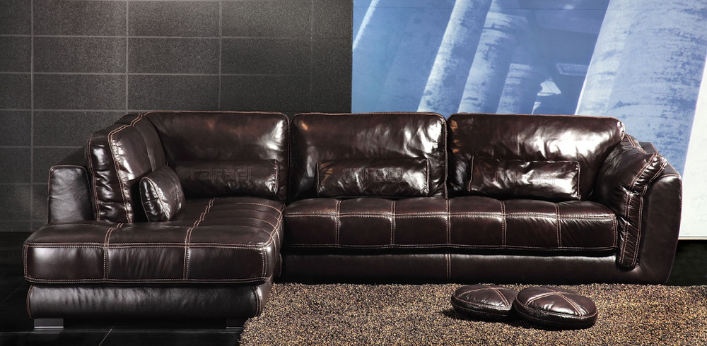 R004 Leather Sofa Living Room Dining And Bedroom